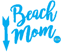 beach mom Sticker by 30A