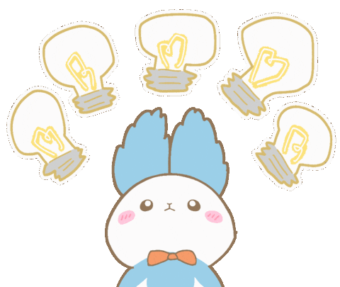 うさぎ ひらめき Sticker