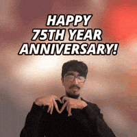 75Th Anniversary GIF