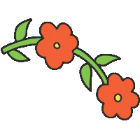 flower blossom Sticker by Martina Martian