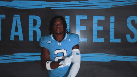 University Of North Carolina Football GIF by UNC Tar Heels