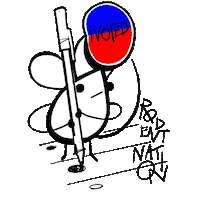 Vote Voting Sticker