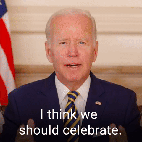 I think we should celebrate.