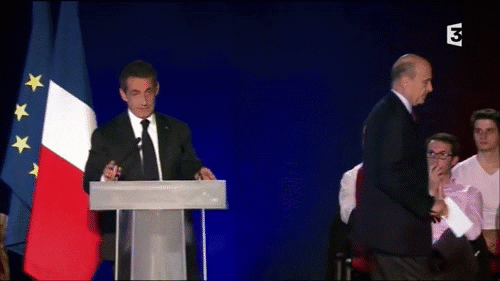 nicolas sarkozy entourage GIF by franceinfo