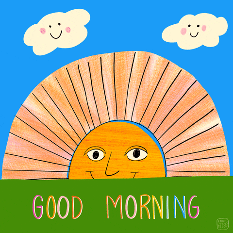 Good Morning Sun GIF by Chris Olson