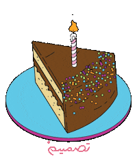 Happy Birthday Sticker by Tasmeem