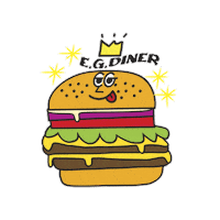 King Burger Sticker by EGDINER