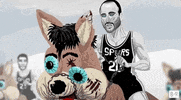 san antonio spurs basketball GIF by Bleacher Report