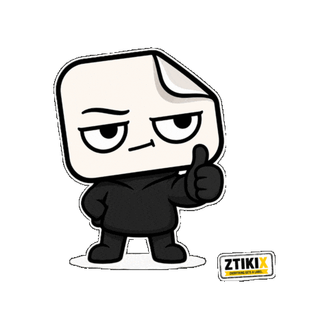 ztikix yes thumbs up bravo good job Sticker