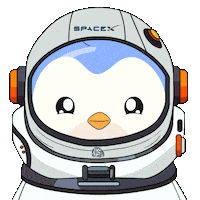 Outer Space Wow Sticker by Pudgy Penguins