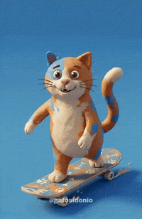 Cool Cat Skate GIF
