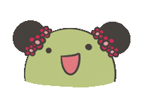 Happy Little Girl Sticker