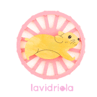 Hamster Brooch Sticker by La Vidriola