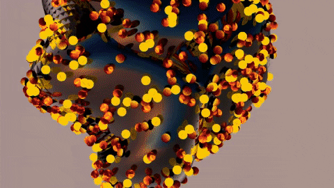 Art Glow GIF by CyberCyberstar