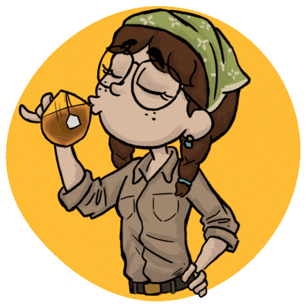 The Tea Sticker by Pepper Steps