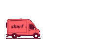 holasharf van courier camino entregas Sticker