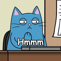 Suspicious Cat GIF