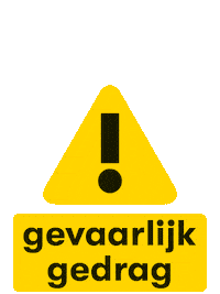 Let Op Sticker by kijkwijzeronline