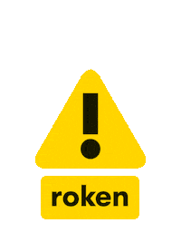 Let Op Sticker by kijkwijzeronline
