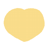 Heart 黄色 Sticker