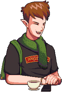 togeproductions game pixel laugh elf Sticker