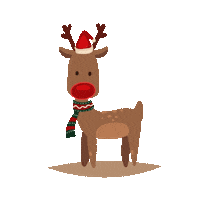 Christmas Reindeer Sticker by Springfield