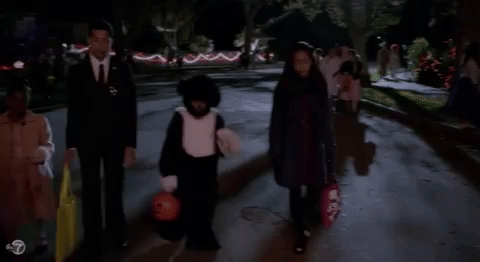 giphygifgrabber abc blackish trick or treating GIF