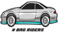 bagridersairsuspension bags air suspension bag riders air ride Sticker