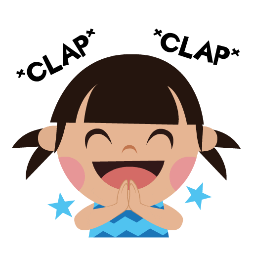 kumonsg giphyupload happy clap motivation Sticker