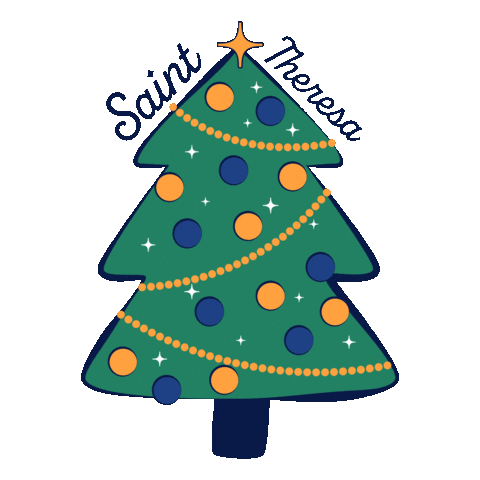 Merry Christmas Sticker by Saint Theresa Bilingual School