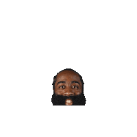 James Harden Sticker by hamlet