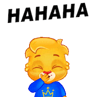 Ha Ha Ha Laughing Sticker by Lucas and Friends by RV AppStudios