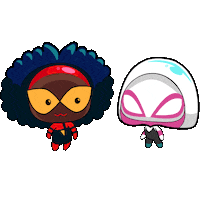 Peter Parker Sticker Sticker by Sony Pictures Animation