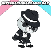 Michael Jackson Dancing Sticker by PandaPals