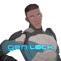 Michael B Jordan Genlock Sticker by Rooster Teeth