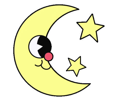 Halloween Moon Sticker by Yubia