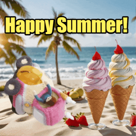 Ice Cream Man Happy Summer GIF by TeaCosyFolk