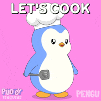 Lets Go Cooking GIF by Pudgy Penguins