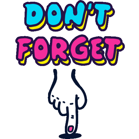 Point Remember Sticker