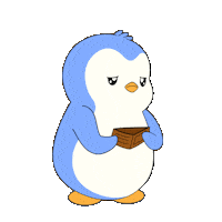 No Money Sticker by Pudgy Penguins