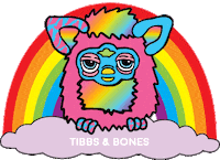 Rainbow 90S Sticker by TIBBS & BONES