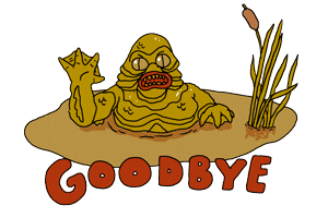 bye bye goodbye STICKER by Studios Stickers