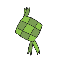 Happy Food Sticker by Komik Aman