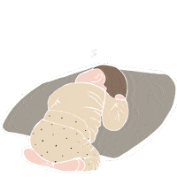 ArtAmrita love baby sleep mom Sticker