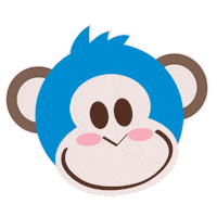 Monkey Sticker by Ipercity
