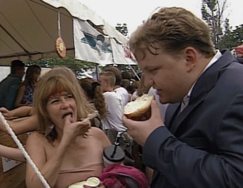 andy richter eating GIF by Team Coco