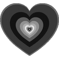 Black And White Love Sticker by Feliks Tomasz Konczakowski