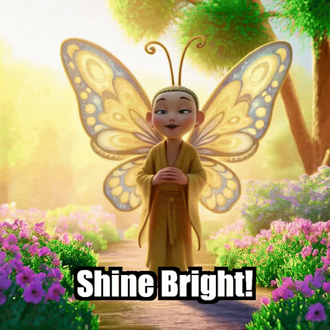 Affirmations Shine Bright GIF by BuddhaFlyJourney