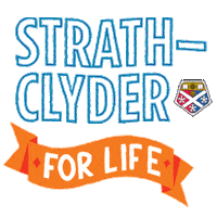 Strathclyde University Scotland Sticker by University of Strathclyde