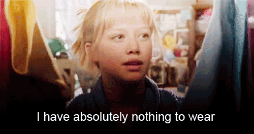 lizzie mcguire i have absolutely nothing to wear GIF
